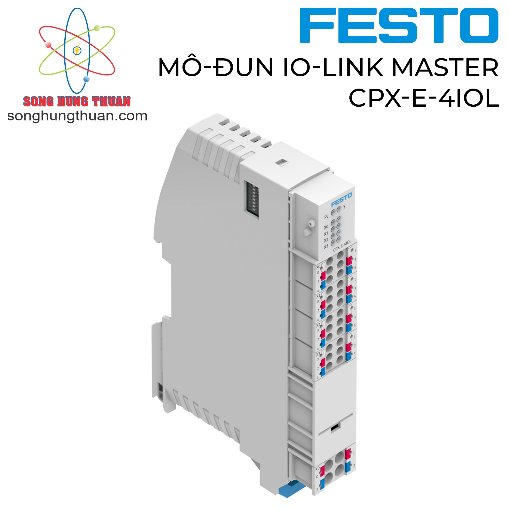 Mô-đun IO-Link Master CPX-E-4IOL