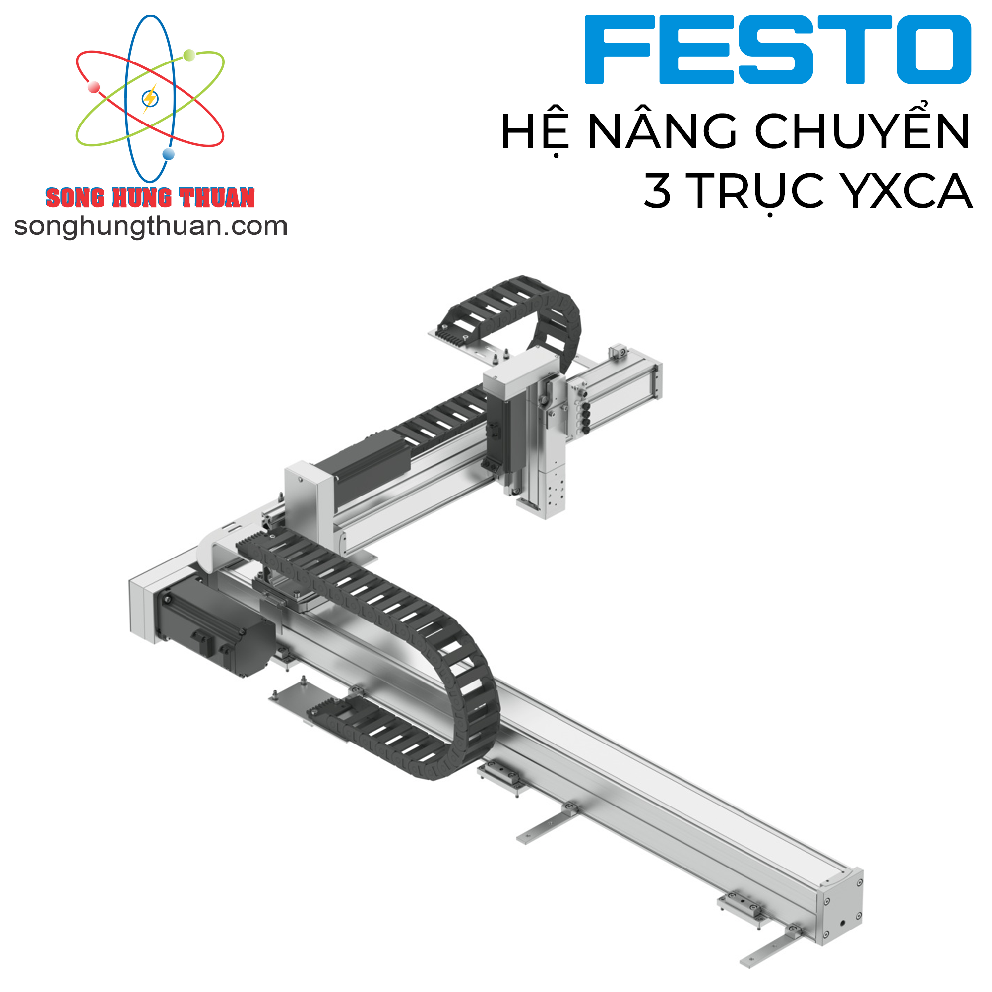 Hệ nâng chuyển 3 trục YXCA
