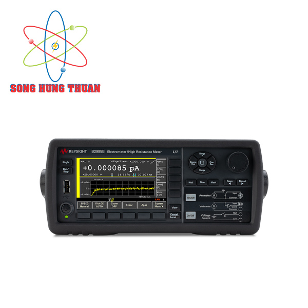 Máy đo dòng điện nhỏ fA, điện trở lớn PΩ KEYSIGHT B2985B (6½ digits, 0.01fA-20mA, 10PΩ)