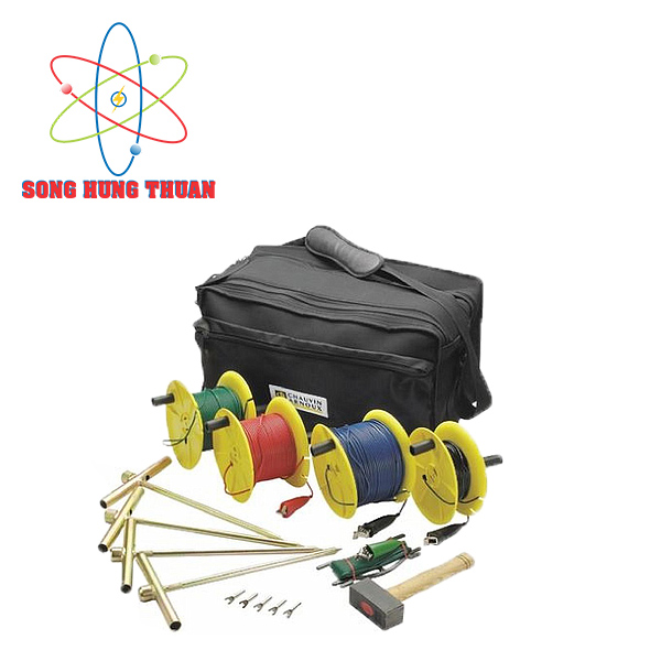 Bộ kit điện cực đo điện trở đất, trở suất Chauvin Arnoux 4P Earth/Resistivity Kit (100M) (100m)