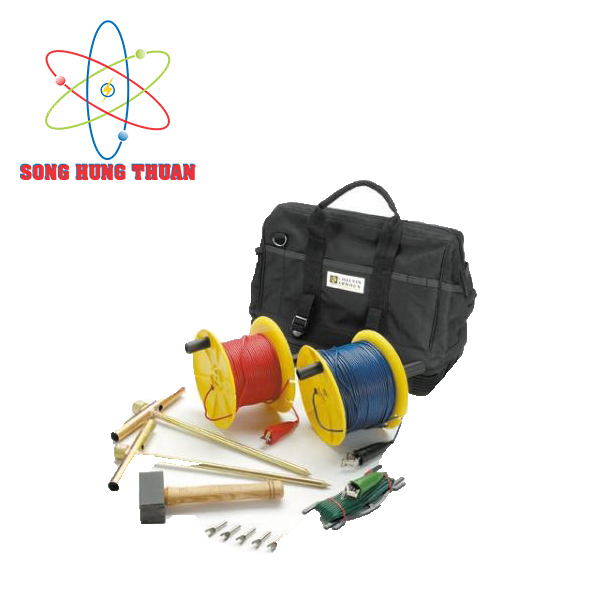 Bộ kit điện cực và dây đo điện trở đất 3 pha Chauvin Arnoux P01102021 (50m)