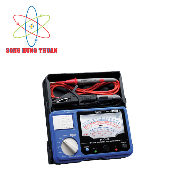 Đồng hồ đo điện trở cách điện, Mê gôm mét Hioki 3490 (1000V, 4000MΩ) HIOKI 3490