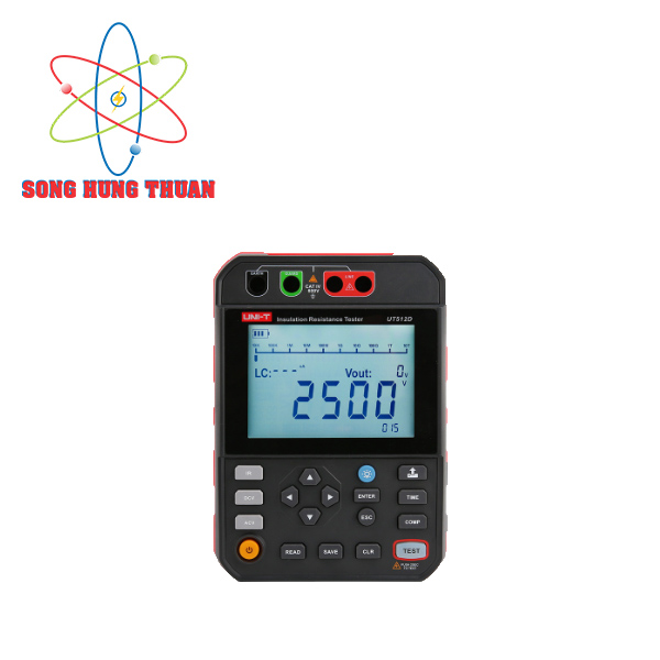 Máy đo điện trở cách điện UNI-T UT512D (2500V, 1.00TΩ)