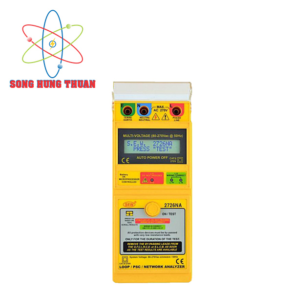 Máy phân tích mạng điện SEW 2726 NA